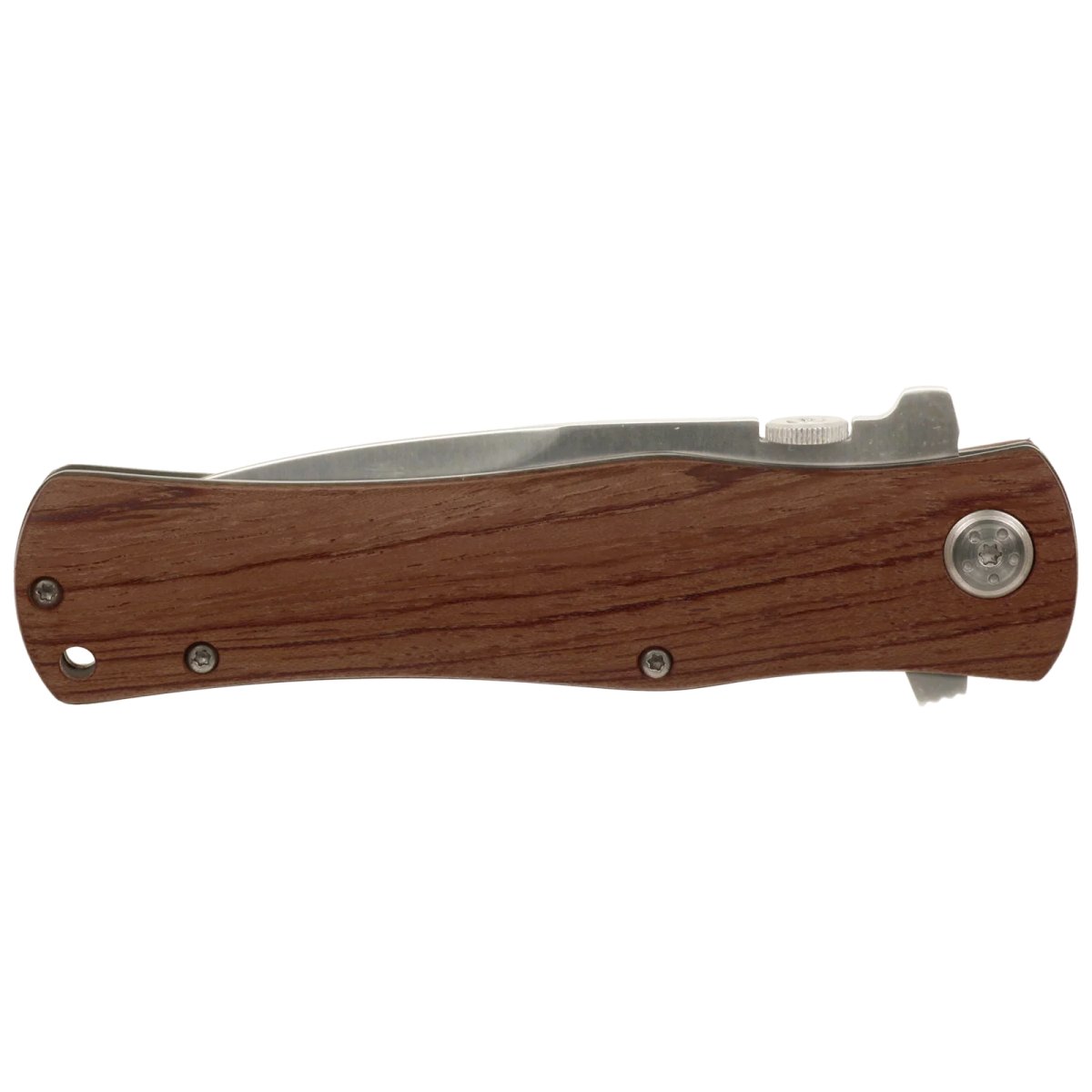 4 1/2" Wood Handle Knife - Closed view
