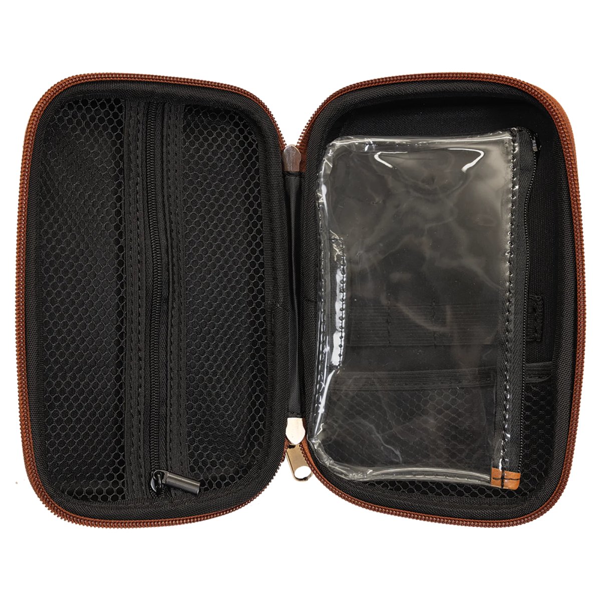 7" x 4" x 2 1/2" Rawhide Smoke Case - Open 2 view
