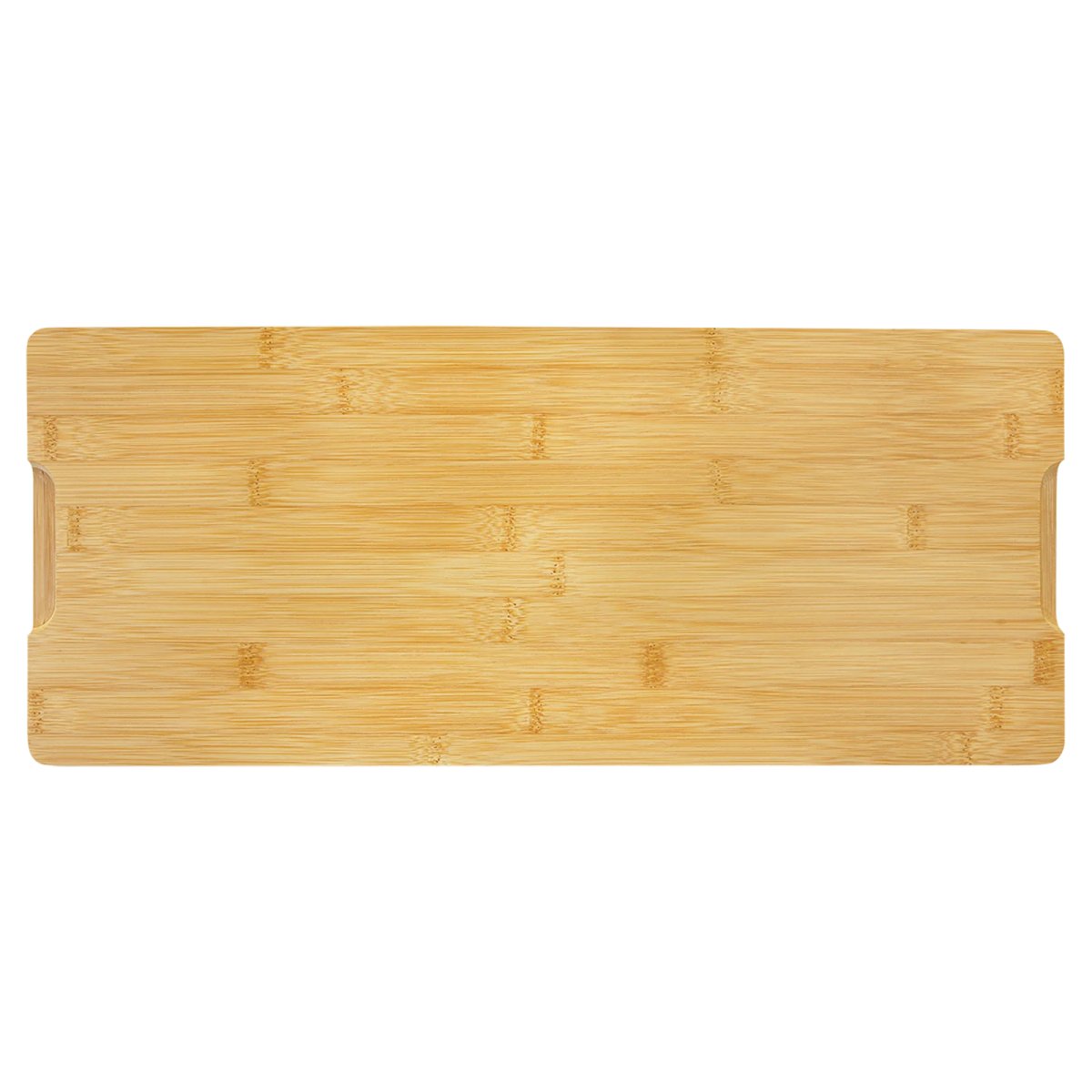 19 3/4" x 8" Bamboo Charcuterie Board/Cutting Board - Back view