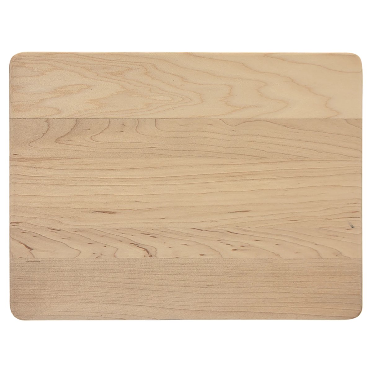 11 1/2" x 8 3/4" Maple Cutting Board with Drip Ring - Back view