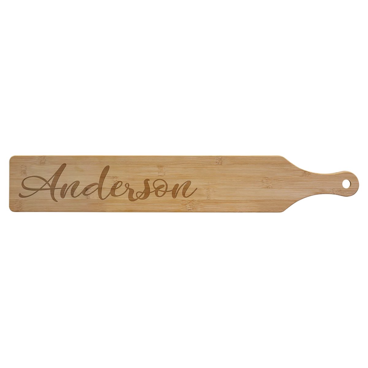 23 1/2" x 3 3/4" Custom Printed or Custom Engraved Paddle - Back 2 view
