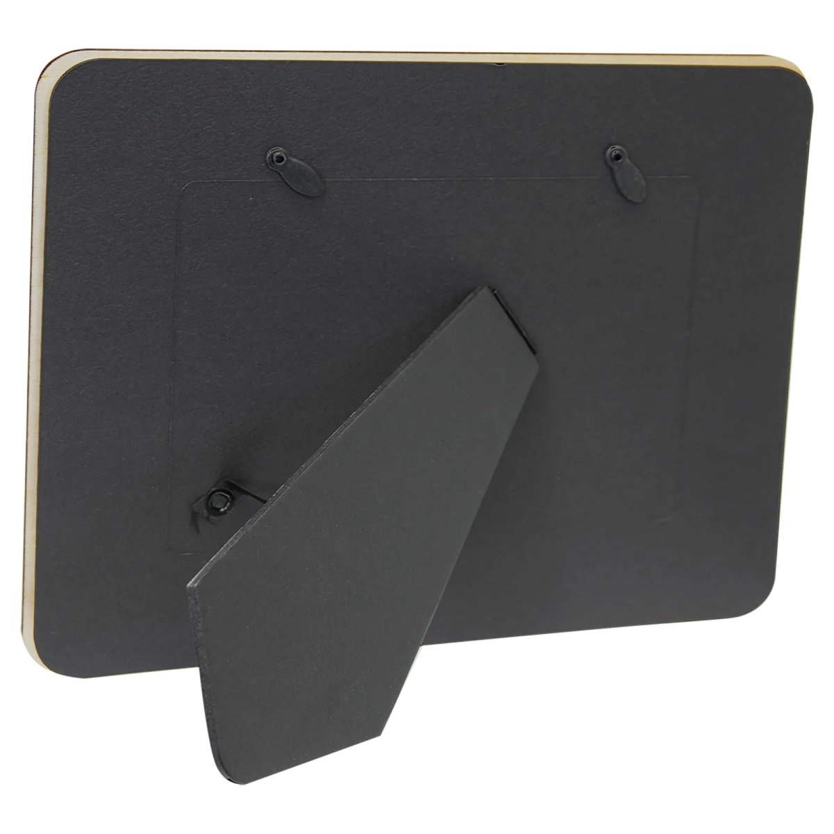 4" X 6" Custom Printed Wood Photo Frame - Back view