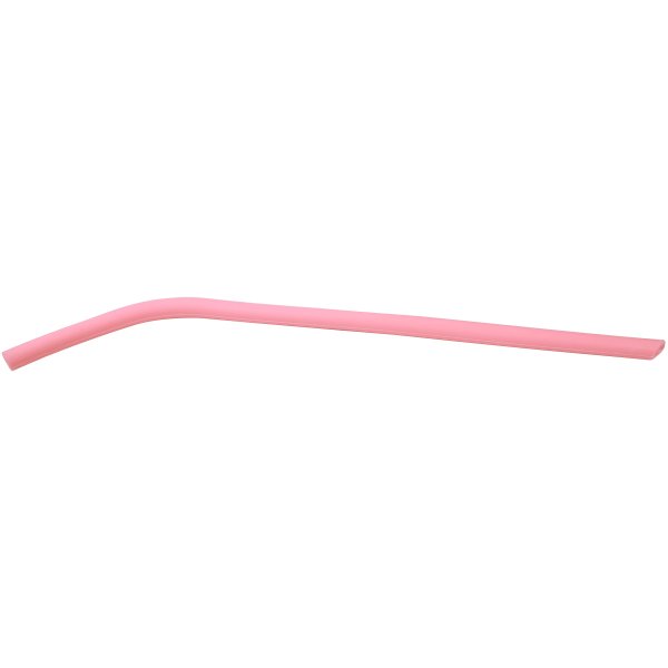 10" Pink Small Silicone Straw - Pink