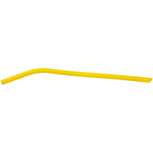 10" Yellow Small Silicone Straw - Yellow