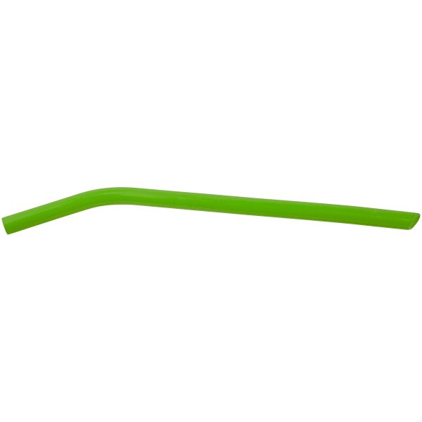 10" Green Large Silicone Straw - Green