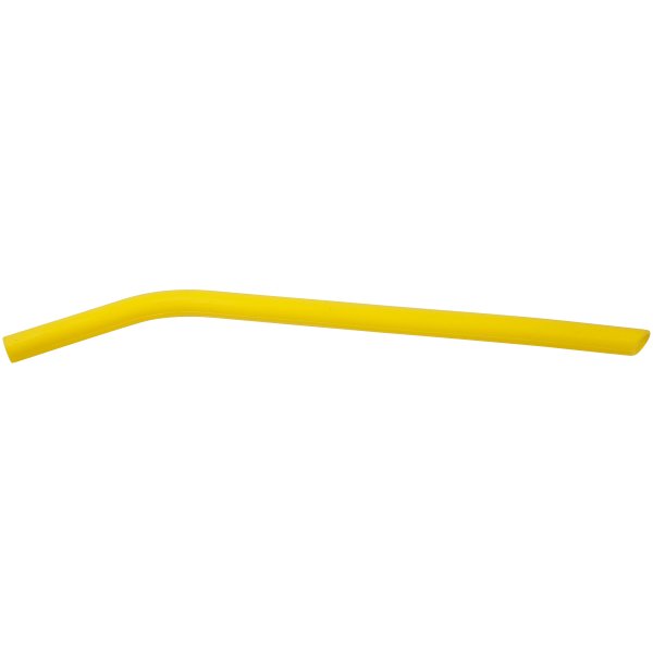 10" Yellow Large Silicone Straw - Yellow