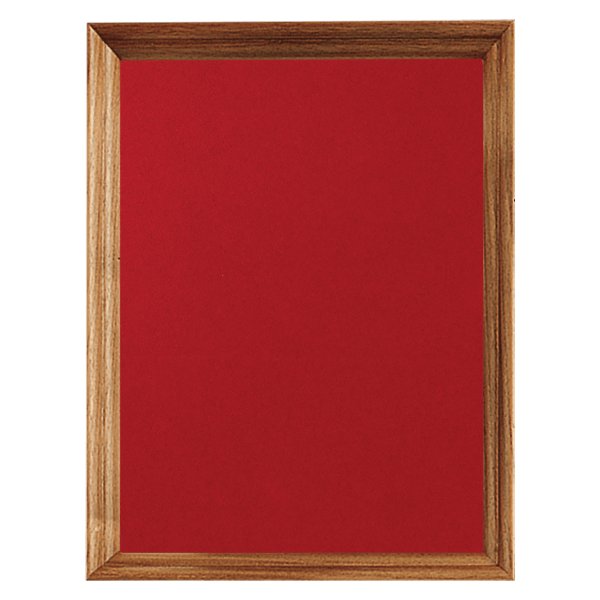 10" x 13" American Walnut Shadow Box with Red Velour Backing (Assembled) - Walnut/Red