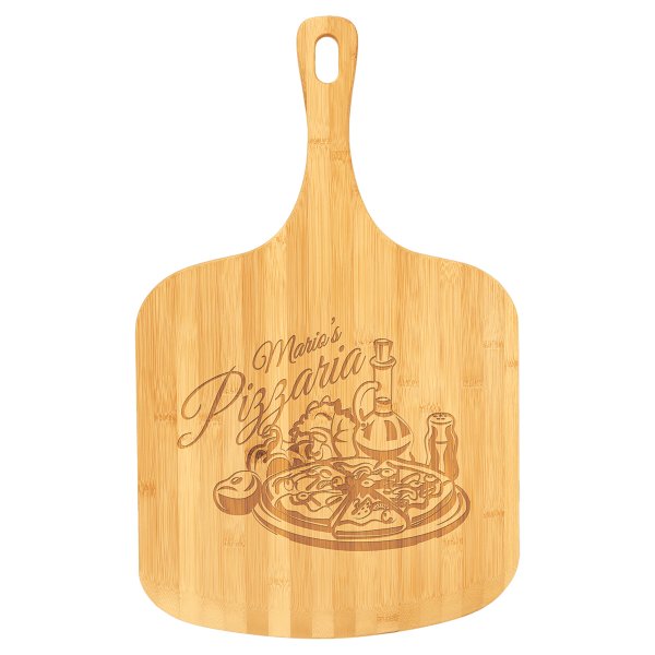 23 1/2" x 14 1/2" Bamboo Pizza Board - Bamboo