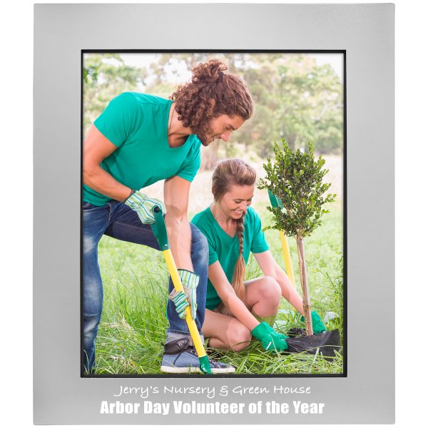 8" x 10" Gray Aluminum Photo Frame - Gray
