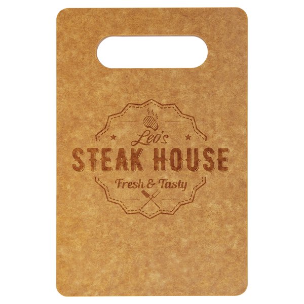9" x 6" Eco Rectangle Cutting Board - Natural