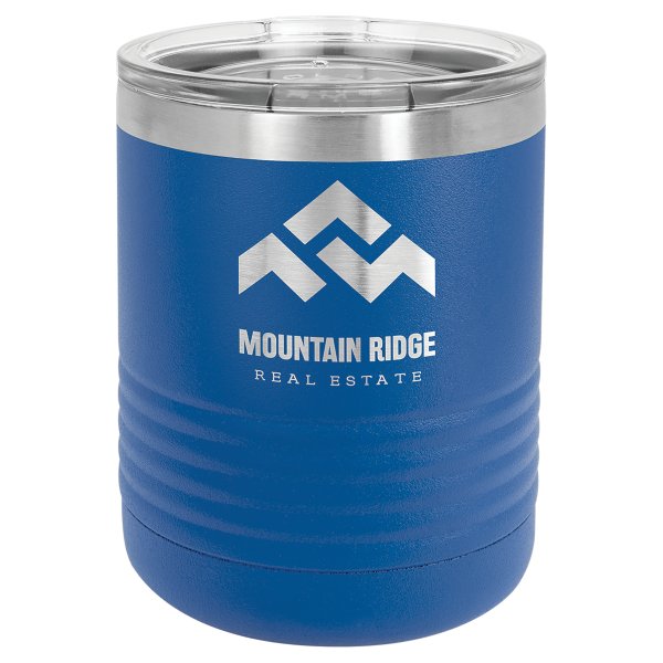 Polar Camel 10 oz. Royal Blue Tumbler with Standard Lid - Blue