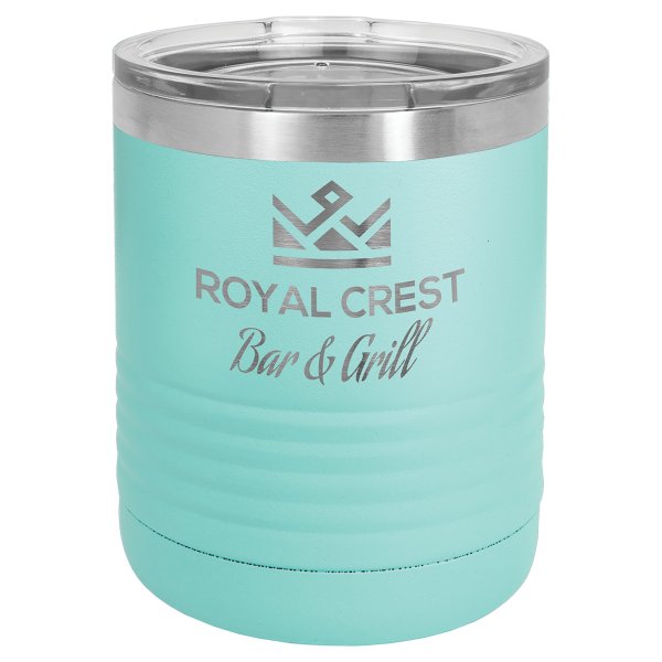 Polar Camel 10 oz. Teal Tumbler with Standard Lid - Teal