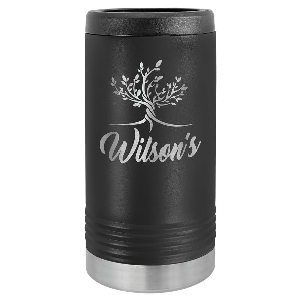 Polar Camel Black Slim Beverage Holder - Black