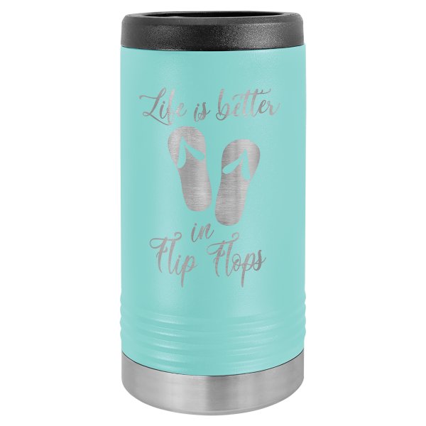 Polar Camel Teal Slim Beverage Holder - Teal