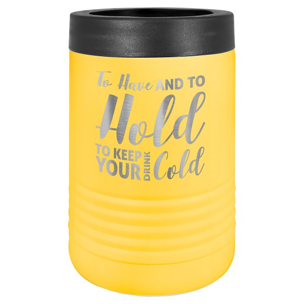 Polar Camel Yellow Stainless Steel Vacuum Insulated Beverage Holder - Yellow