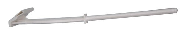 19 1/2" Car Flag Pole without Flag - White