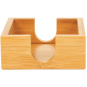 4" x 4" Bamboo Coaster Holder