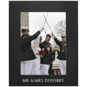 5" x 7" Black Aluminum Photo Frame