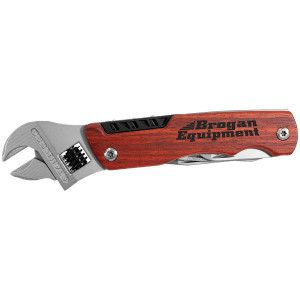 6 1/2" Wrench Multi-Tool with Wood Handle/Bag