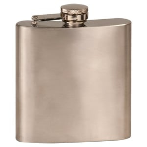 6 oz. Custom Engraved Stainless Steel Flask
