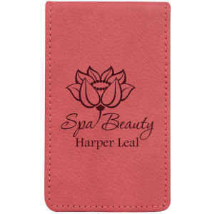 7-Piece Pink Engraved Faux Leather Manicure Gift Set