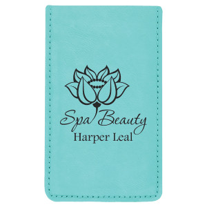 7-Piece Teal Engraved Faux Leather Manicure Gift Set