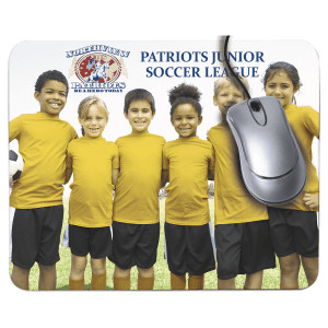 9 1/4" x 7 3/4" Rectangle Custom Printed Neoprene Mouse Pad