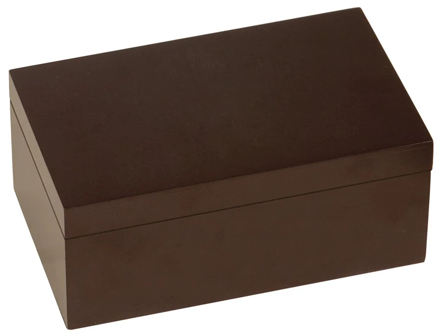 Rosewood Finish Double Twelves Dominos Set with 91 Dominos - Closed view