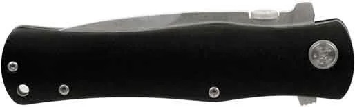 4 1/2" Black Anodized Aluminum Handle Knife - Closed view