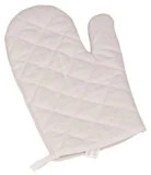 7" x 11" White Custom Printed Oven Mitt - Back view