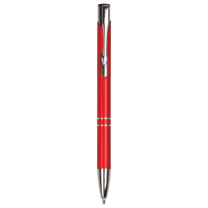 Red with Silver Trim Custom Engraved Pen