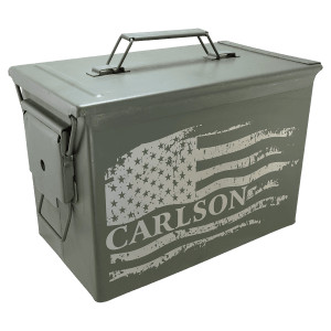 Fat 50 Caliber Army Surplus Steel Ammo Can