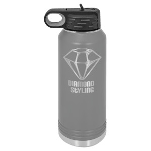 Polar Camel 32 oz. Dark Gray Water Bottle