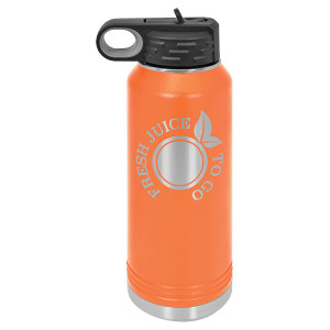 Polar Camel 32 oz. Orange Water Bottle