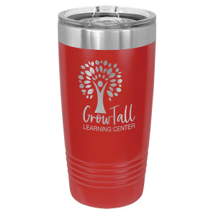 Polar Camel 20 oz. Red Ringneck Tumbler with Slider Lid