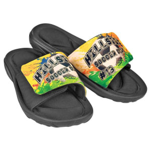 Large Custom Printed Slide-On Sandal