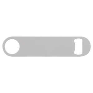 1 1/2" x 7" Custom Printed White Bottle Opener