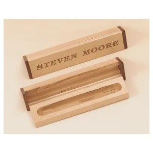 1 1/2" x 7" Maple and Walnut Pen Case