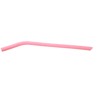 10" Pink Large Silicone Straw