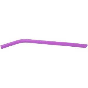 10" Purple Large Silicone Straw