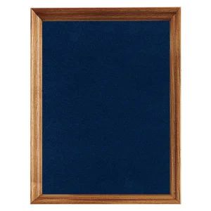 10" x 13" American Walnut Shadow Box with Blue Velour Backing (Assembled)