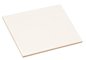 8" x 10" White Custom Printed Ceramic Tile