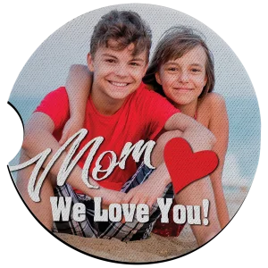 2 1/2" Custom Printed Neoprene Car Coaster