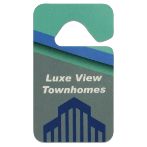 2 3/4" x 4 3/4" Custom Printed 2 Sided Mirror Tag