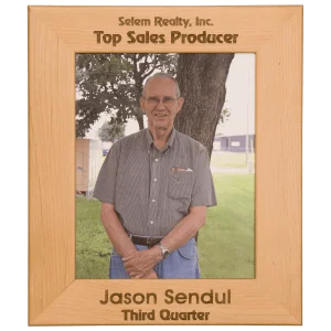 8 1/2" x 11" Genuine Red Alder Picture Frame
