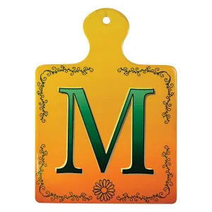 6 1/2" x 9 1/4" Custom Printed Square Paddle Ceramic Trivet / Wall Decor