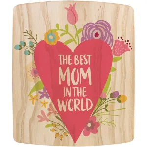 13 1/2" x 11 1/2" Custom Printed Rectangle Wood Cutting Board