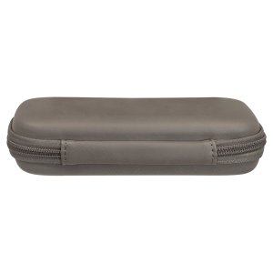 7" x 2 1/2" x 1 3/4" Gray Smoke Case - Back view