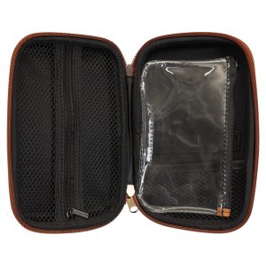 7" x 4" x 2 1/2" Rawhide Smoke Case - Open 2 view
