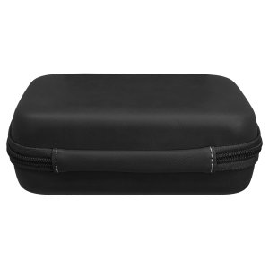 7" x 4" x 2 1/2" Black/Silver Smoke Case - Back view